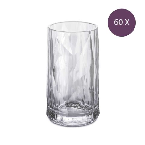 Superglas Club No. 07 Shot Glas 40 ml Set van 60 Stuks Luxury Light Grey