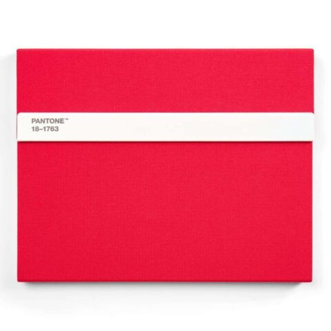Notitieboek met Potlood - Red 199 C