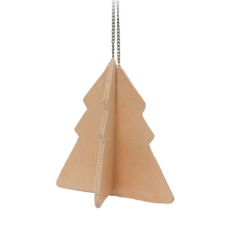 Kerstboom Hanger Leer L