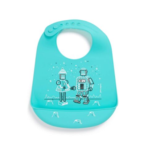 Baby Slabbetje Robot Love met opvangbakje