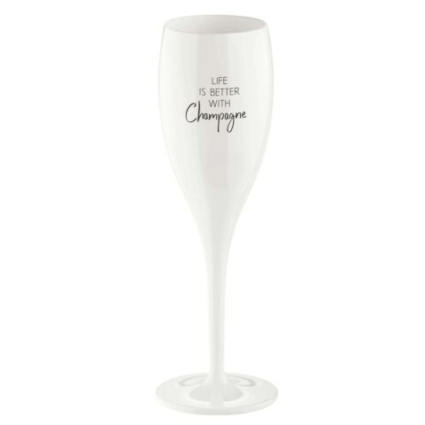 Superglas Cheers No. 1 Champagneglas Life is Better with Champagne
