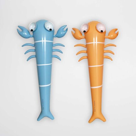 Kids Inflatable Games Noodle Sonny the Sea Creature Neon Orange Set van 2 Stuks