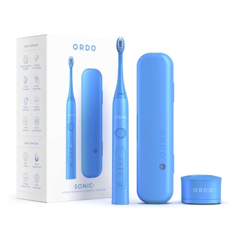 Sonic Plus Elektrische Tandenborstel met Reisetui Oplaadbaar Arctic Blue