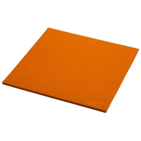 Onderzetter Vilt Vierkant 20 x 20 cm. Tangerine