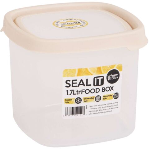 Opbergbox Seal It 1,7 liter Set van 3 Stuks