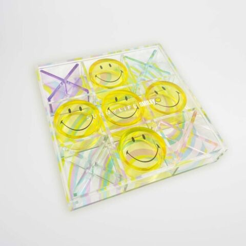 Smiley Tic Tac Toe Lucite