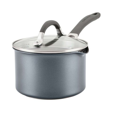 A1 Serie Steelpan met Afgietdeksel Ø 16 cm