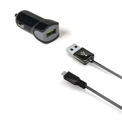 Turbo Autolader USB 2,4A en Kabel USB USB-Micro