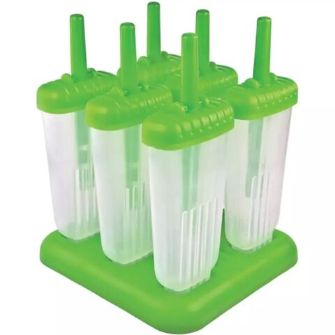 Icelolly Groovy Pop Molds Set van 6 Stuks