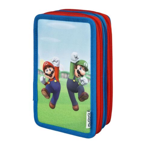 Super Mario Schooletui 3-Laags met Inhoud