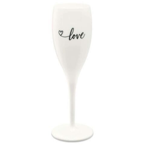 Superglas Cheers No. 1 Champagneglas Love Edition Set van 2 Stuks