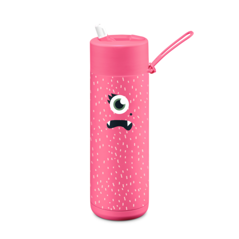 Thermosbeker met Drinkknop 595 ml met Keramische Coating Frankster Neon Pink