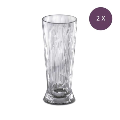 Superglas Club No. 10 Bierglas 300 ml Set van 2 Stuks Luxury Light Grey