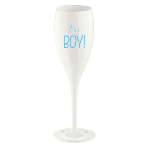 Superglas Cheers No. 1 Champagneglas It's a Boy