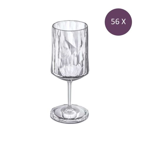 Superglas Club No. 04 Wijnglas 300 ml Set van 56 Stuks Luxury Light Grey
