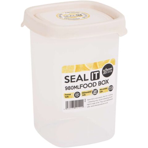 Opbergbox Seal It 980 ml Set van 3 Stuks