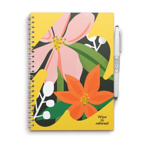 Hardcover Ringband Notebook A5 40p Flower Vibes