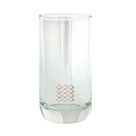 Drinken Waterglas Hoog Copper Pattern