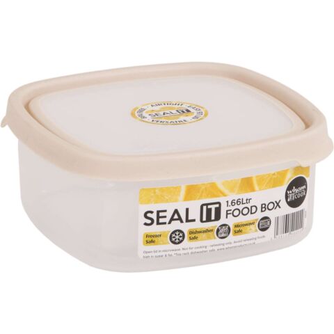 Opbergbox Seal It 1,6 liter Set van 2 Stuks