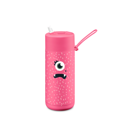 Thermosbeker met Drinkknop 475 ml met Keramische Coating Frankster Neon Pink