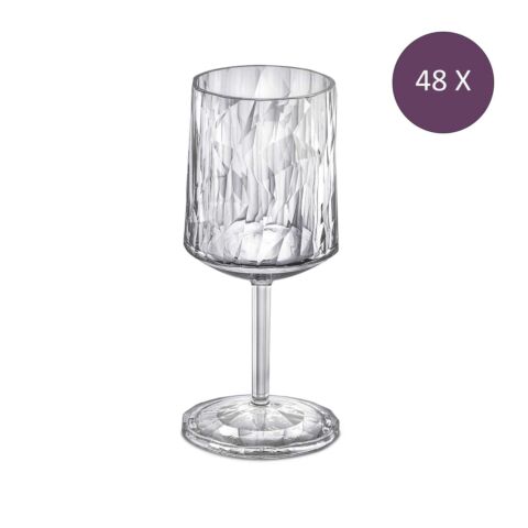 Superglas Club No. 09 Wijnglas 200 ml Set van 48 Stuks Luxury Light Grey