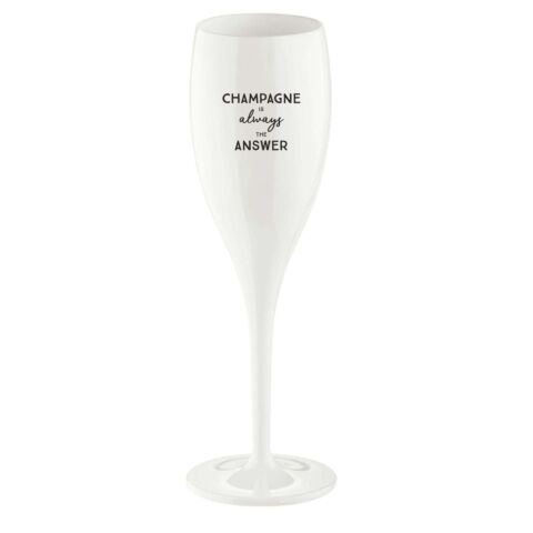 Superglas Cheers No. 1 Champagneglas Champagne is the Answer