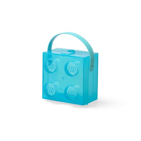 Lunchbox Brick 4 met Handvat Transparant