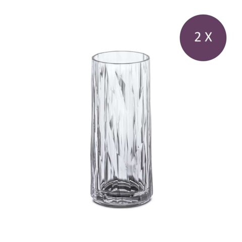 Superglas Club No. 03 Longdrinkglas 250 ml Set van 2 Stuks Luxury Light Grey