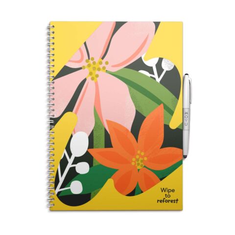 Hardcover Ringband Notebook A4 32p Flower Vibes
