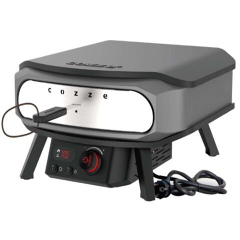 Pizza Oven Electrisch 17 inch met Premium Roterende Pizzasteen 230 V