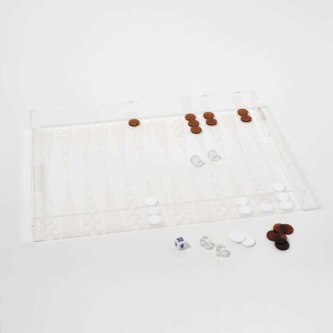 Outdoor Games Backgammon Cocktail Trail Clear