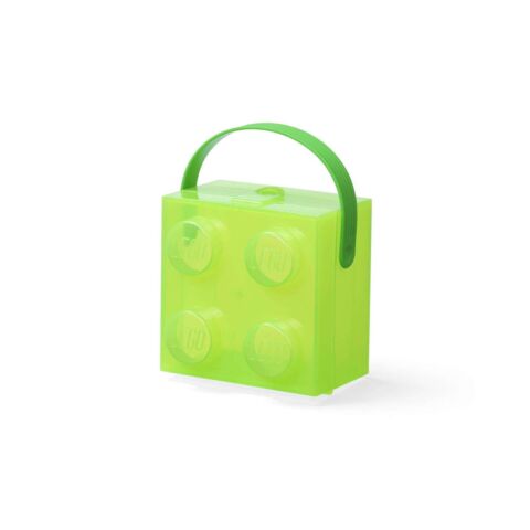 Lunchbox Brick 4 met Handvat Transparant