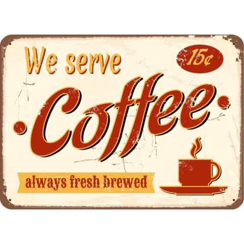 Placemat Rechthoek Coffee We Serve Coffee 50 x 39 cm