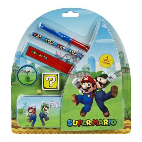 Super Mario Schoolset 6-Delig