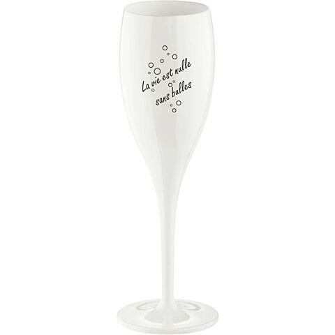 Superglas Cheers No. 1 Champagneglas La Vie Est Nulle Sans Bulle
