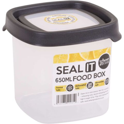 Opbergbox Seal It 650 ml Set van 4 Stuks