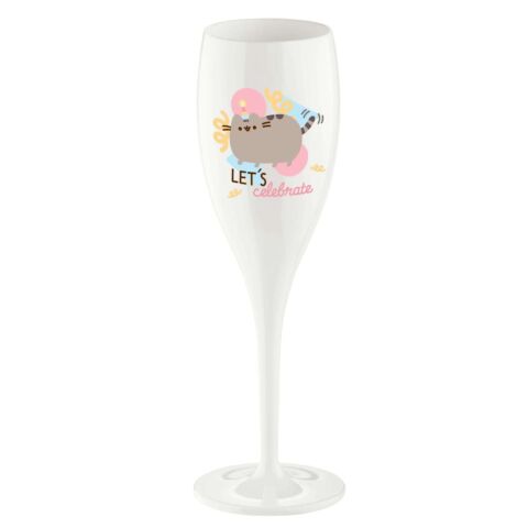 Superglas Cheers No. 1 Champagneglas Pusheen Let's Celebrate