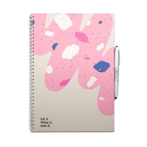 Hardcover Ringband Notebook A4 32p Flamingo Desert