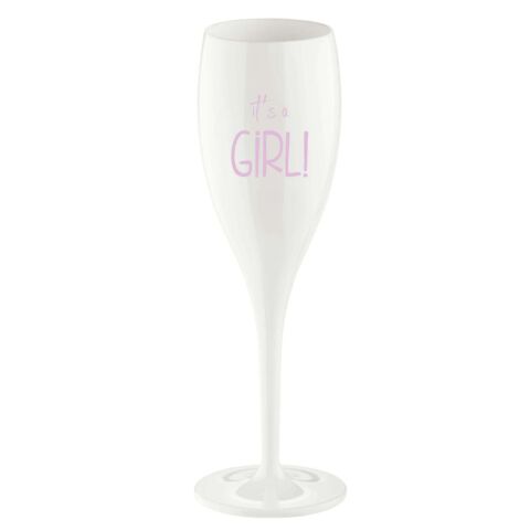 Superglas Cheers No. 1 Champagneglas It's a Girl