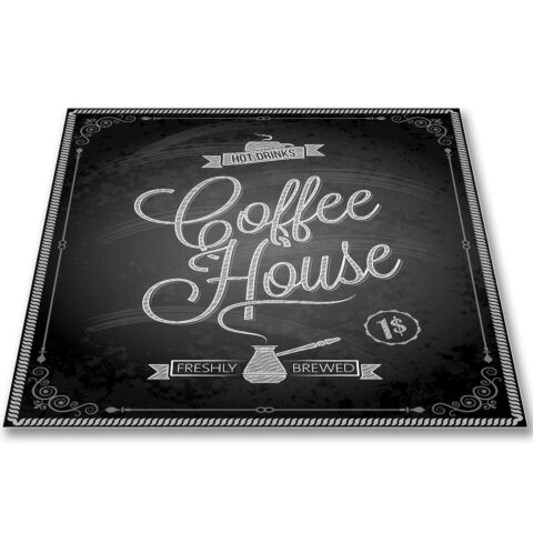 Inductie Kookplaatbeschermer Coffee House 60x60 cm