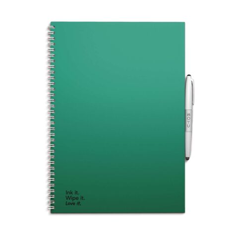 Hardcover Ringband Notebook A4 32p Forest Green