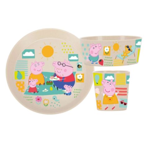 Connect Set Beker Schaal en Bord Peppa Pig