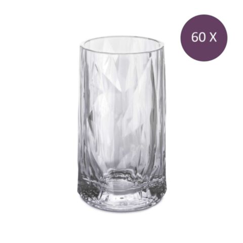 Superglas Club No. 20 Glas 20 ml Transparant Grijs Set van 60 Stuks