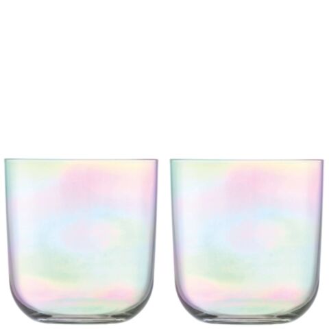 Polka Tumbler 420ml Mother of Pearl Set van 4 Stuks