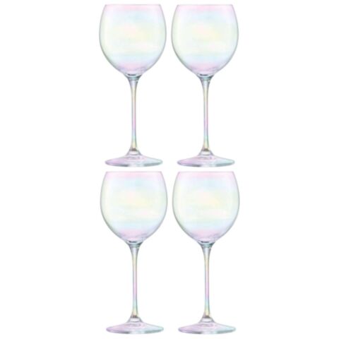 Polka Balloon Glas 525ml Mother of Pearl Set van 4 Stuks