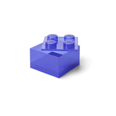 Opbergbox Brick 4 met Deksel Glitter Violet
