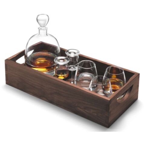 Whisky Islay Connoiseur Set met Dienblad Set van 6 Stuks