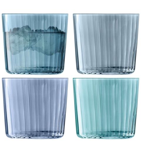 Gems Tumbler Glas 310 ml Set van 4 Stuks Assorti