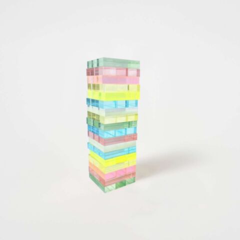 Games Lucite Mini Jenga Aurora