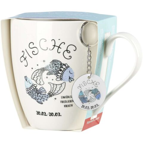 Astro Jumbo Mok met Hanger 650 ml Vissen